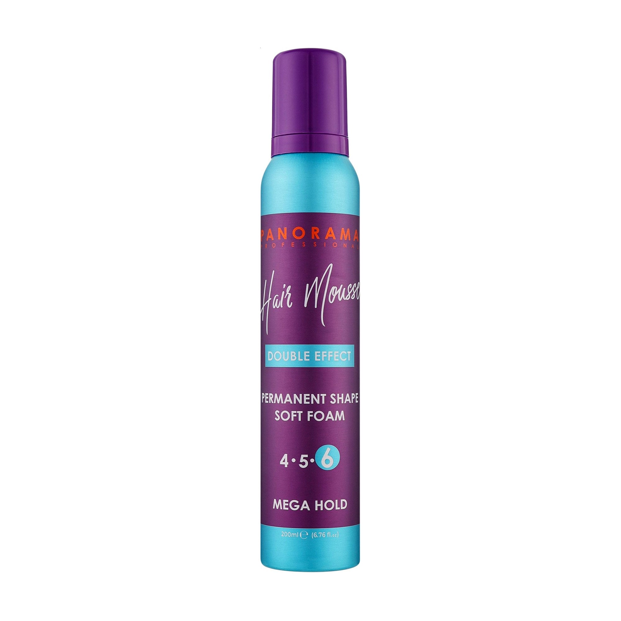 Мус для укладання волосся Panorama Hair Mousse Double Effect Мегасильна фіксація, 200 мл